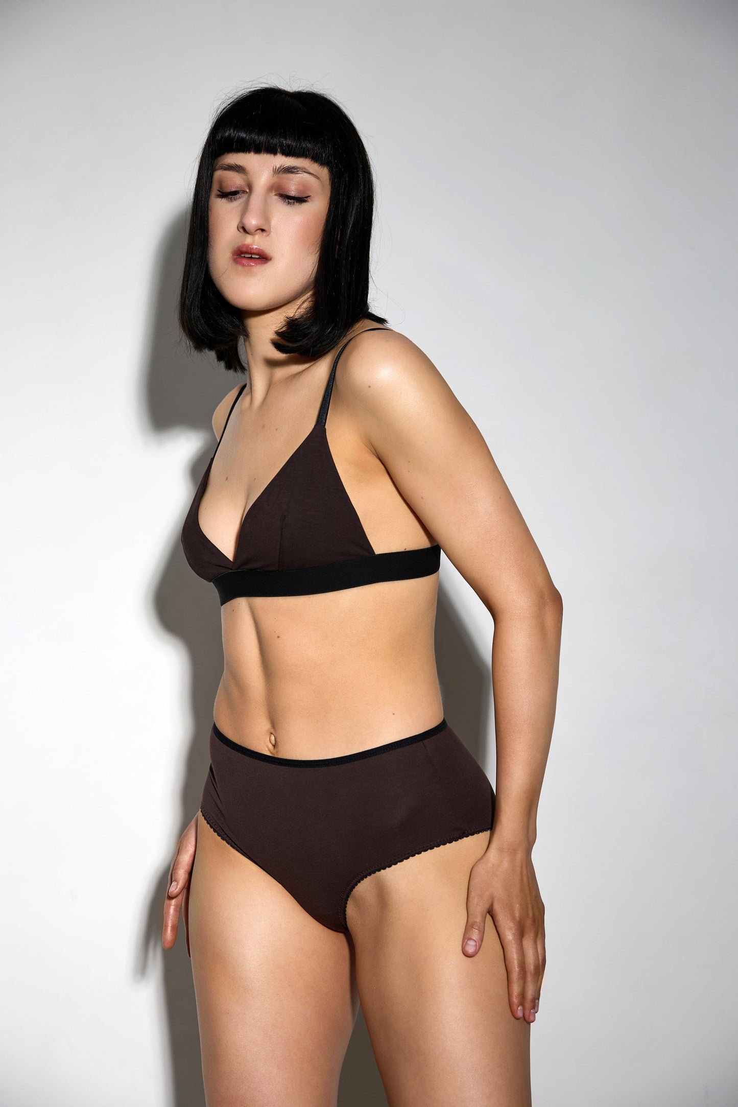 НАТУРАЛЬНІ ТРУСИКИ СЛІПИ - Espresso Brown - Form You