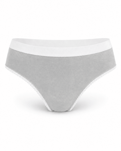 НАТУРАЛЬНІ ТРУСИКИ ЧІКИ - Soft Gray - Form You