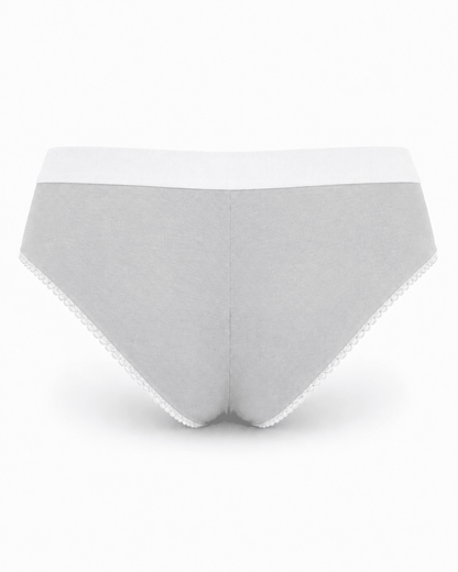 НАТУРАЛЬНІ ТРУСИКИ ЧІКИ - Soft Gray - Form You