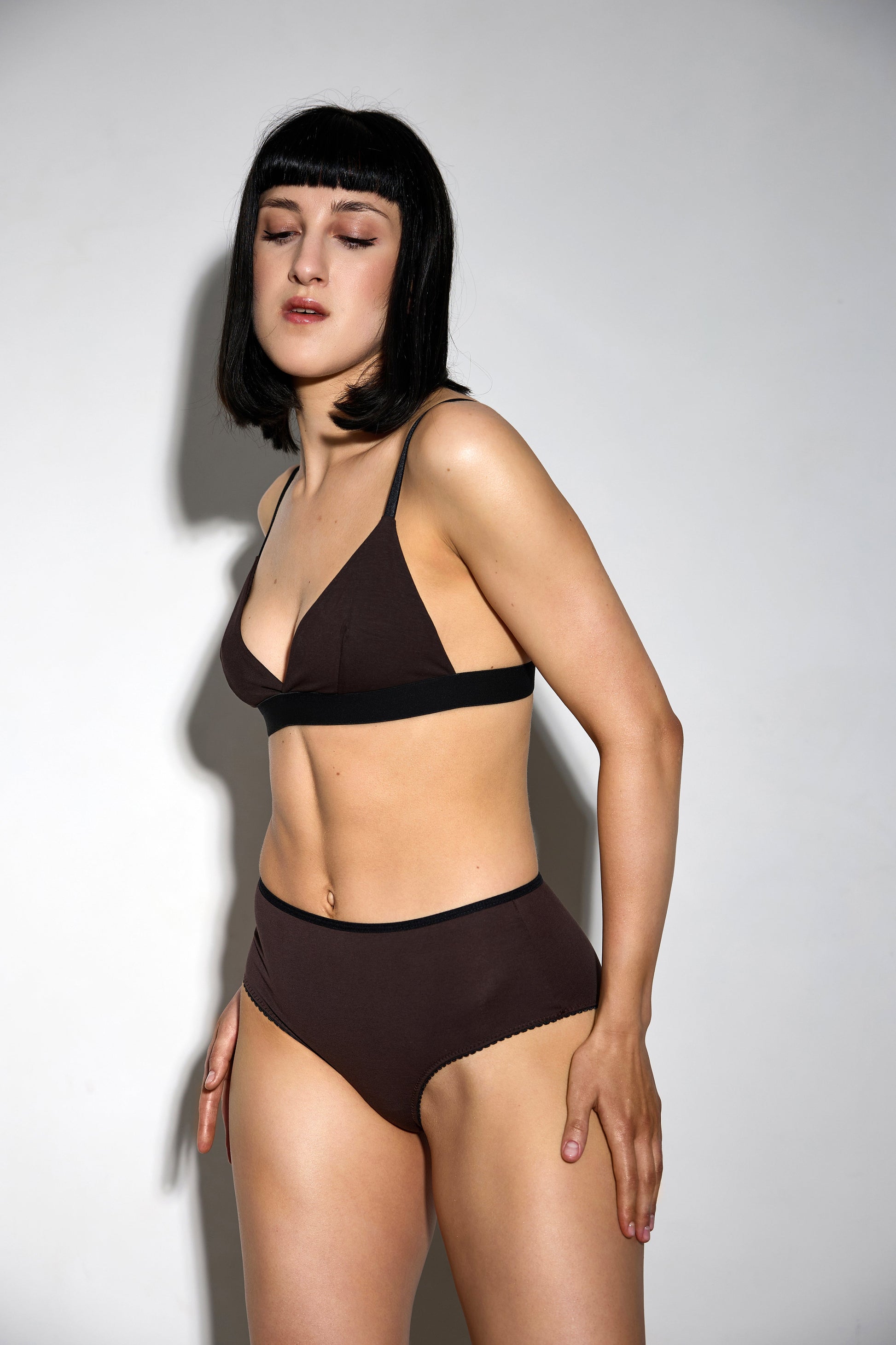 НАТУРАЛЬНІ ТРУСИКИ СЛІПИ - Espresso Brown - Form You