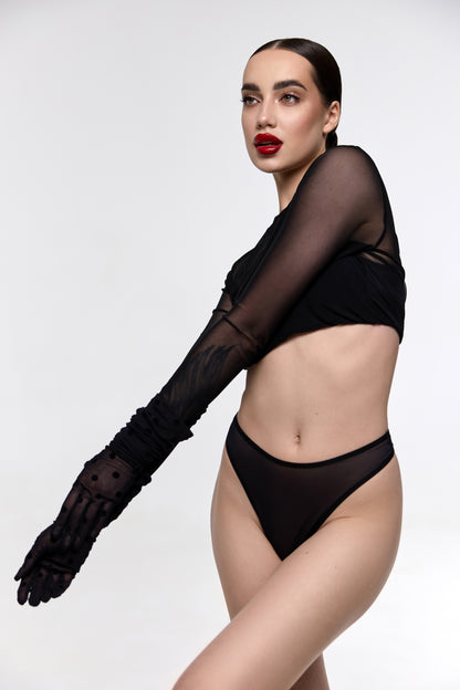 ТРУСИКИ СІТОЧКА СТРІНГИ - Black Love