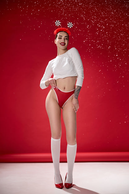 ТРУСИКИ СІТОЧКА СТРІНГИ - Cherry Pop